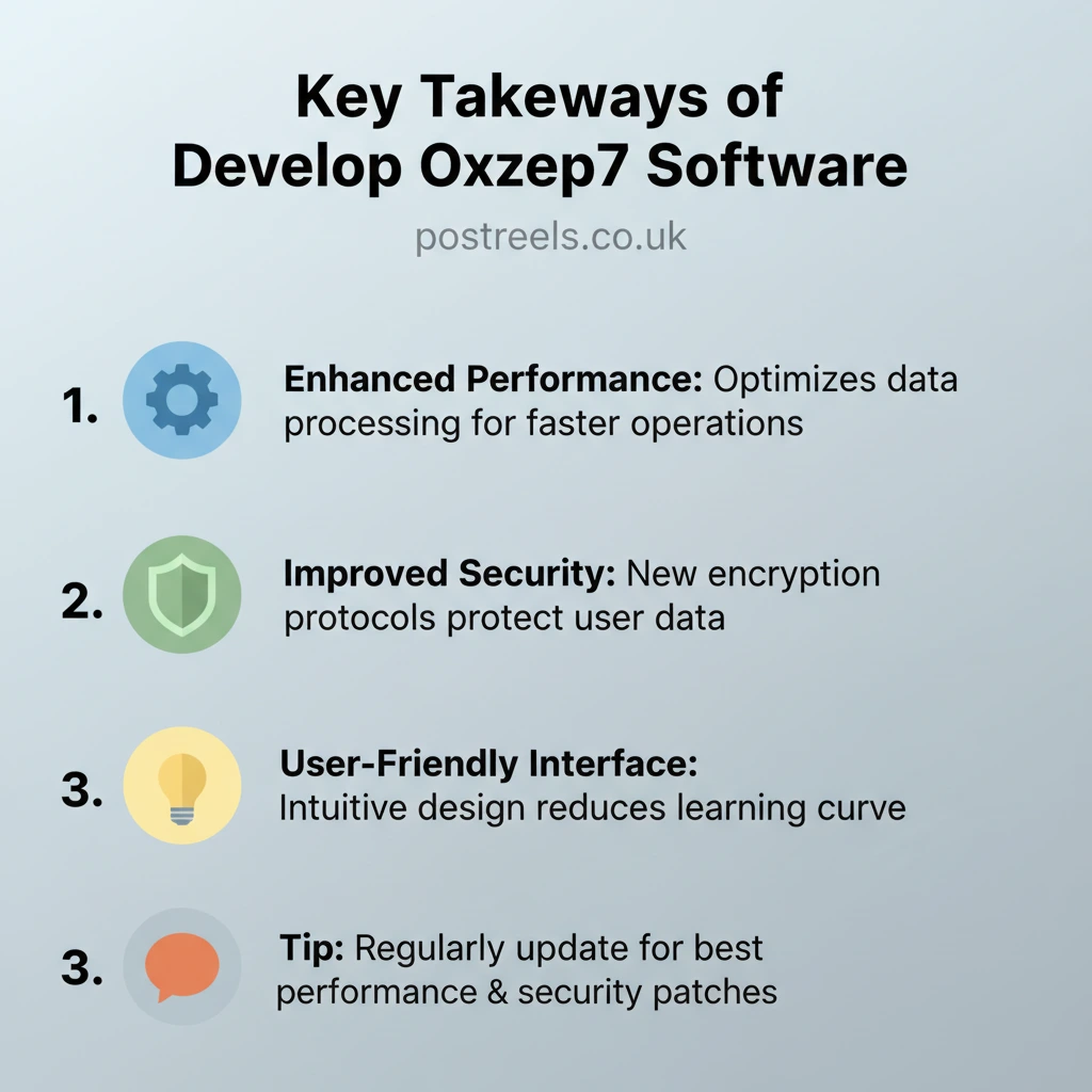 9 Essential Steps to Develop Oxzep7 Software for Modern Apps
