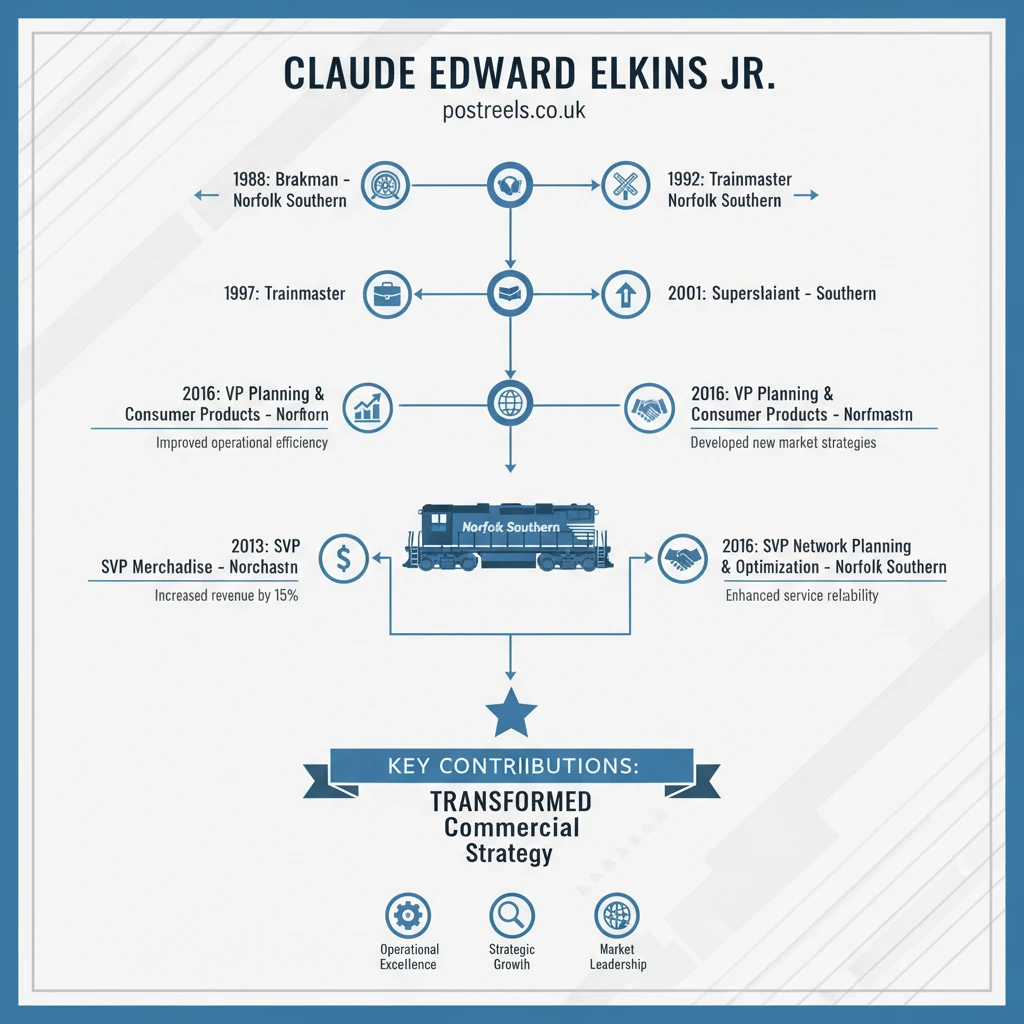 7 Lessons from the Inspiring Journey of Claude Edward Elkins Jr: From Brakeman to C-Suite