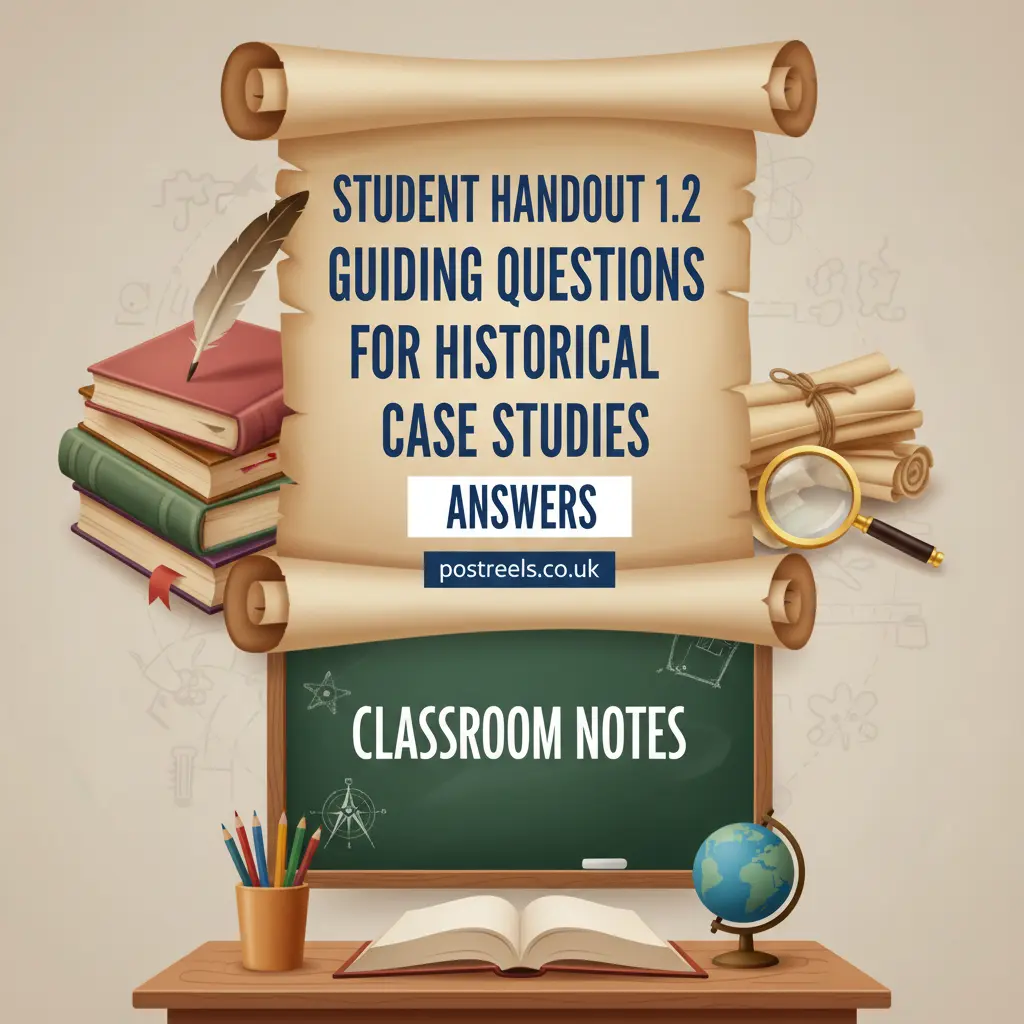 10 Expert Tips to Master Student Handout 1.2 Guiding Questions for Historical Case Studies Answers