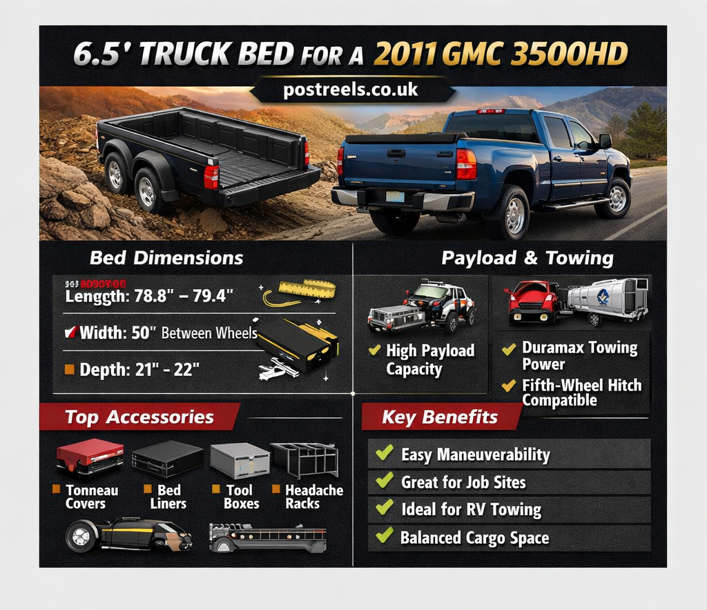 Complete Guide to the 6.5' truck bed for a2011gmc3500hd (Specs, Accessories, Comparison & Real-World Use)